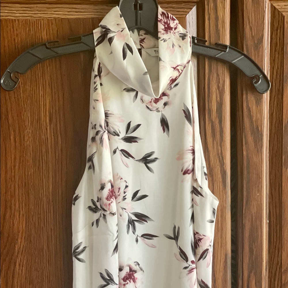 White House Black Market Floral Blouse